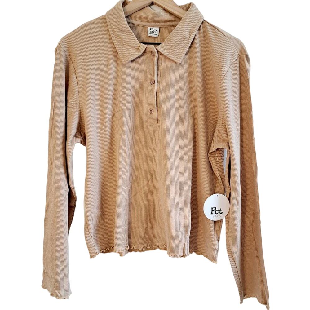 Full Circle Ribbed Long Sleeve Top - Picture 4 of 7